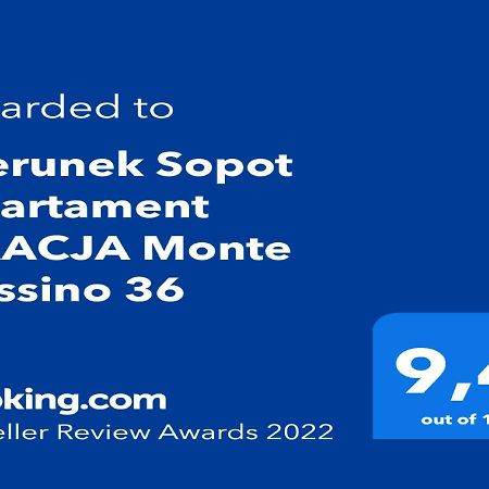 Kierunek Sopot Apartament GRACJA Monte Cassino 36 Buitenkant foto